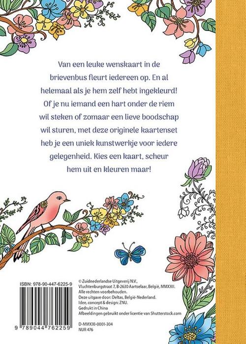 Wenskaarten om in te kleuren - Feel good