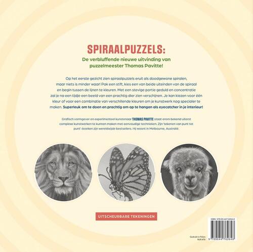 Magische spiraalpuzzels - Dieren