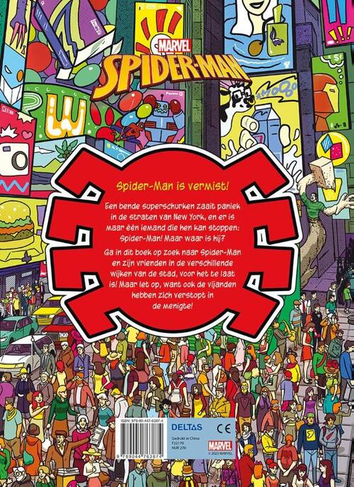 Waar is Spider-man? Het originele kijk- en zoekboek