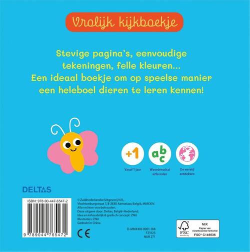 Vrolijk kijkboekje - Lieve dieren