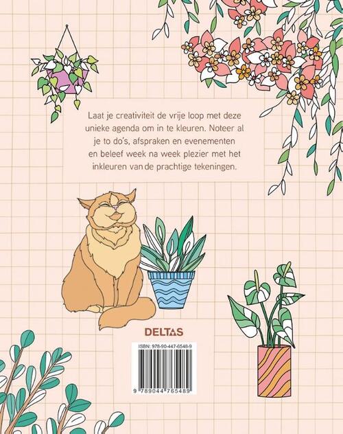 Mijn agenda om in te kleuren