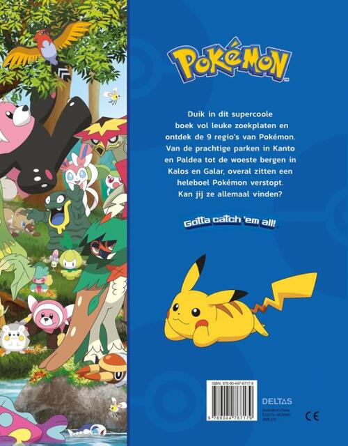 Pokémon het leukste kijk- en zoekboek van Kanto tot Paldea