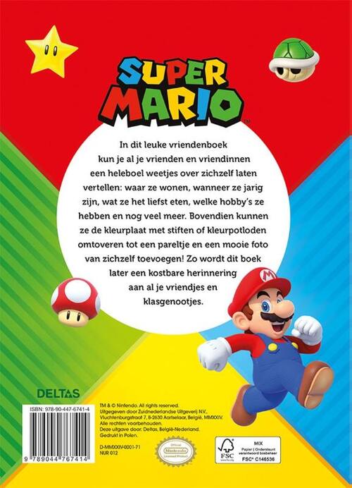 Super Mario vriendenboek