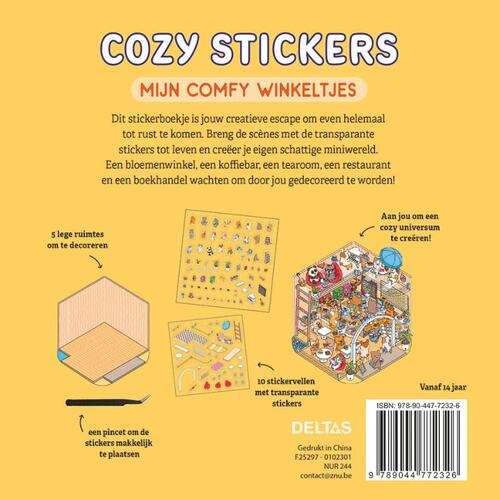 Cozy Stickers - Mijn comfy winkeltjes
