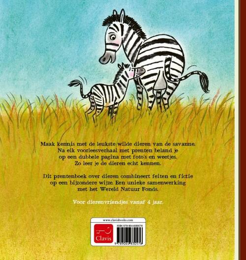 Wilde dieren van de savanne