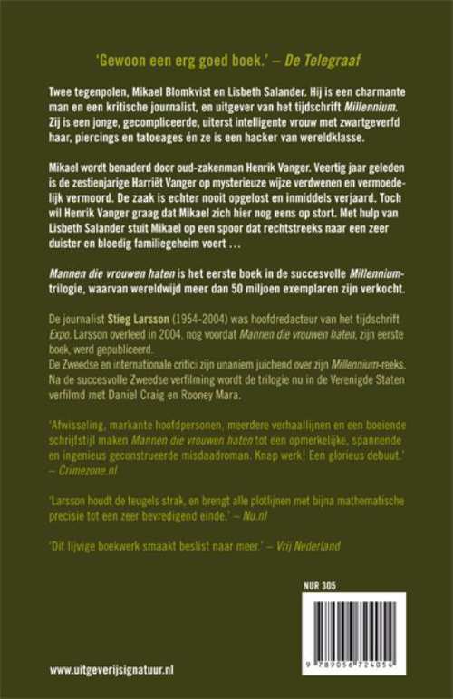 Millennium 1 - Mannen die vrouwen haten