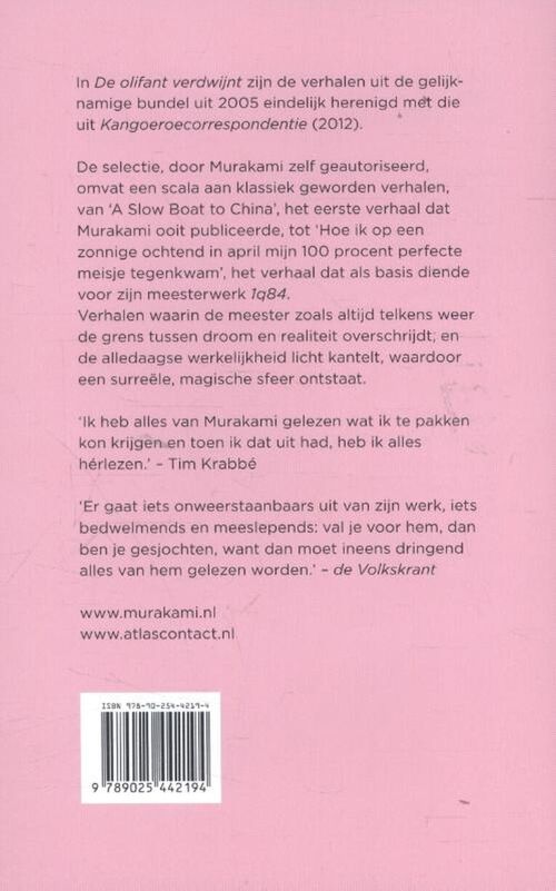 De olifant verdwijnt