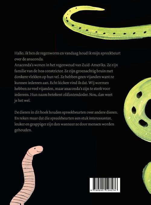 Vandaag houd ik mijn spreekbeurt over de anaconda