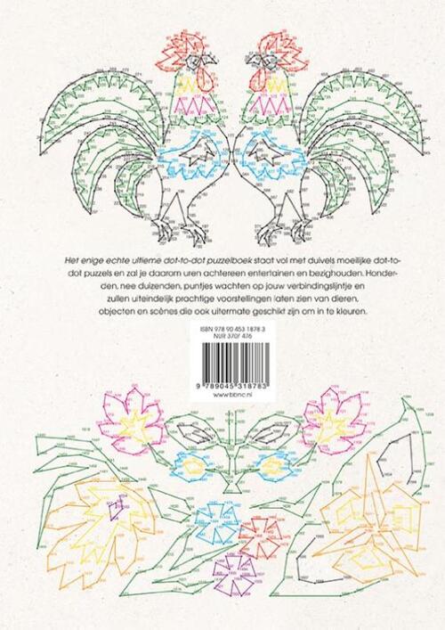 Het Enige Echte Ultieme Dot-To-Dot Puzzelboek Voor Volwassenen