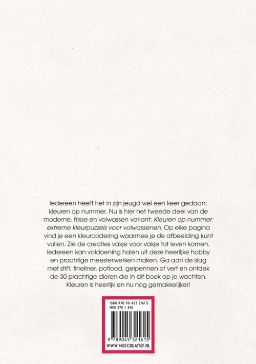 Kleuren op nummer - deel 2