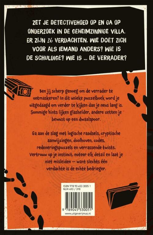 Mr. Brein vind de verrader puzzelboek