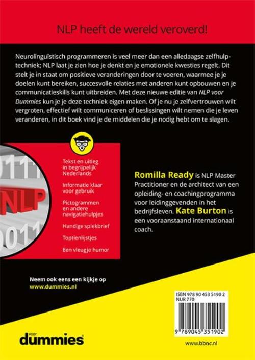 NLP voor dummies, 3e editie