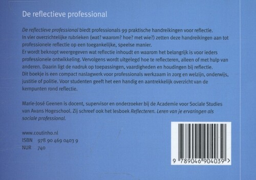 De reflectieve professional
