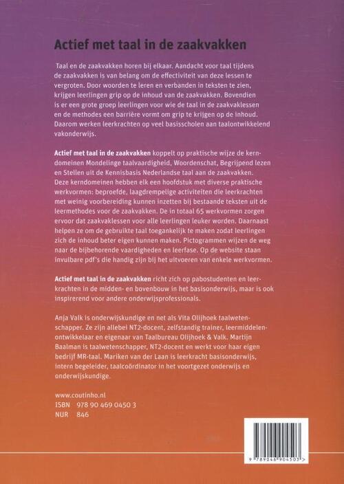 Actief met taal in de zaakvakken