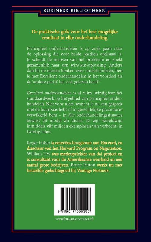 Excellent onderhandelen