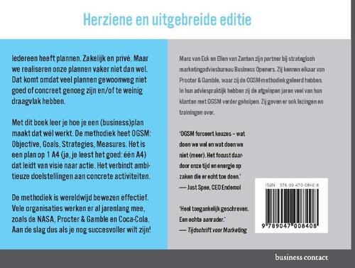Businessplan op 1 A4