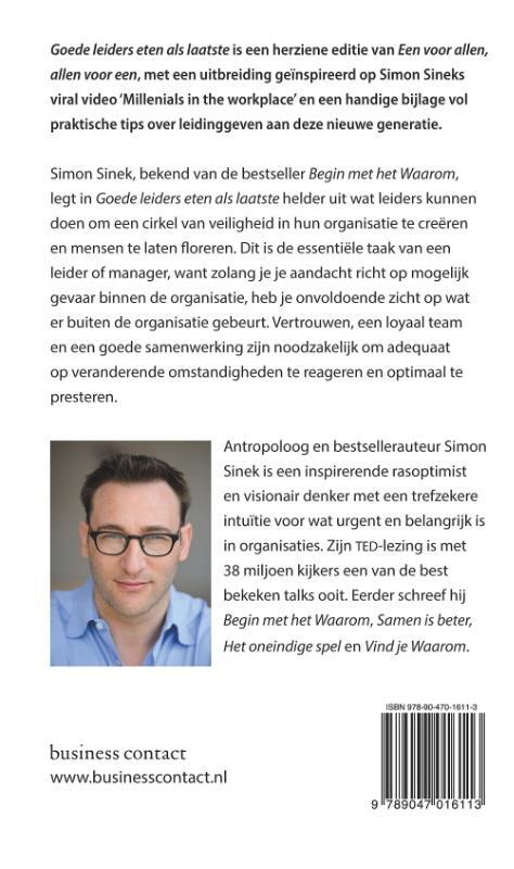 Goede leiders eten als laatste