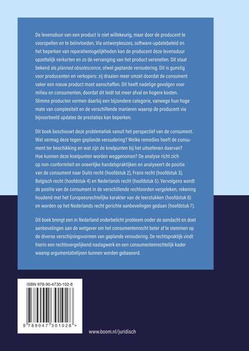 Remedies bij consumentenkoop vanwege geplande veroudering van slimme producten