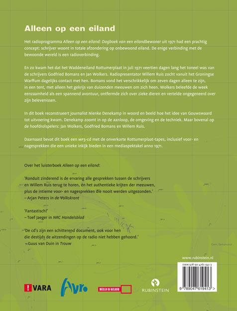 Alleen op een eiland, Godfried Bomans en Jan Wolkers op Rottumerplaat, boek + mp3 cd