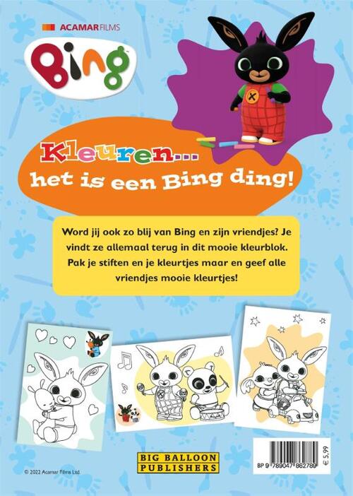 Kleuren... het is een Bing ding (kleurblok)