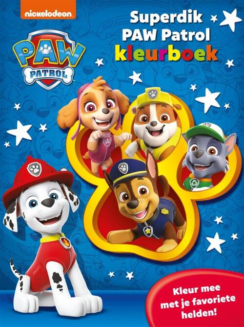 Superdik PAW Patrol kleurboek