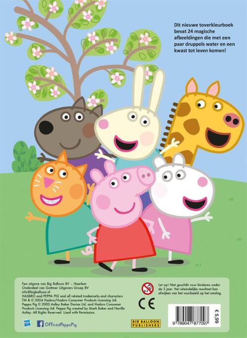 Toverkleurboek van Peppa Pig