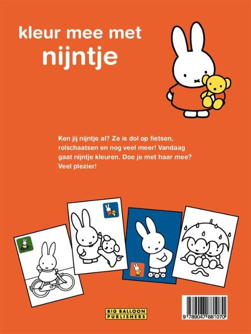 Kleur mee met nijntje