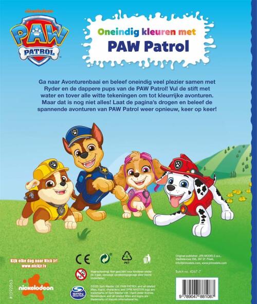 Oneindig kleuren met PAW Patrol