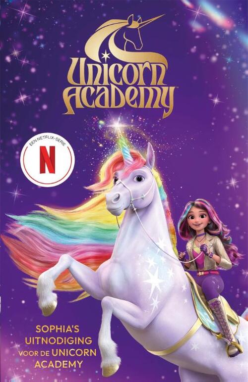 Sophia's uitnodiging voor Unicorn Academy