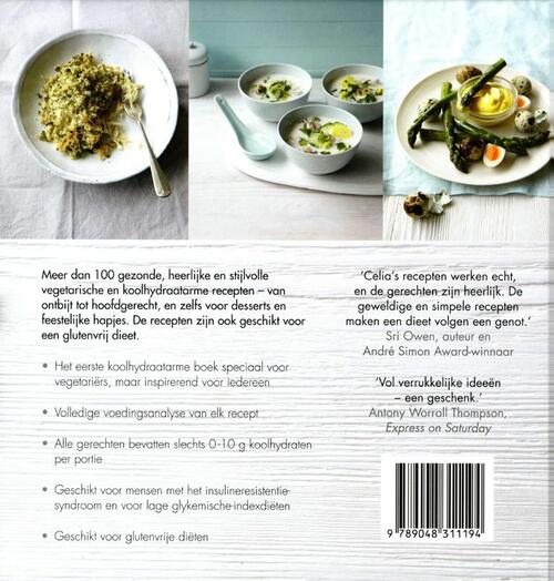 Vegetarisch, koolhydraatarm en glutenvrij