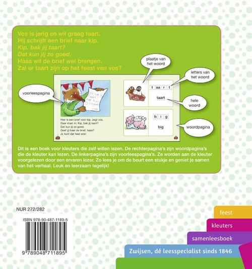 Een boek vol taart (kleuters samenleesboek)