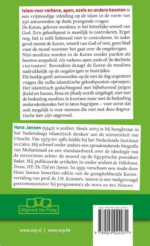 Islam voor varkens, apen, ezels en andere beesten