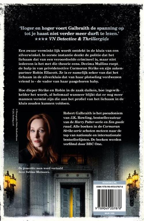 Cormoran Strike 8 - De Gemerkte Man