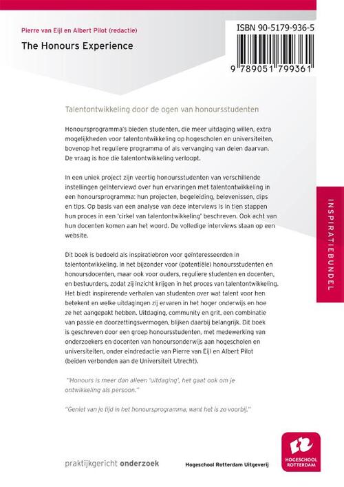 The honours experience