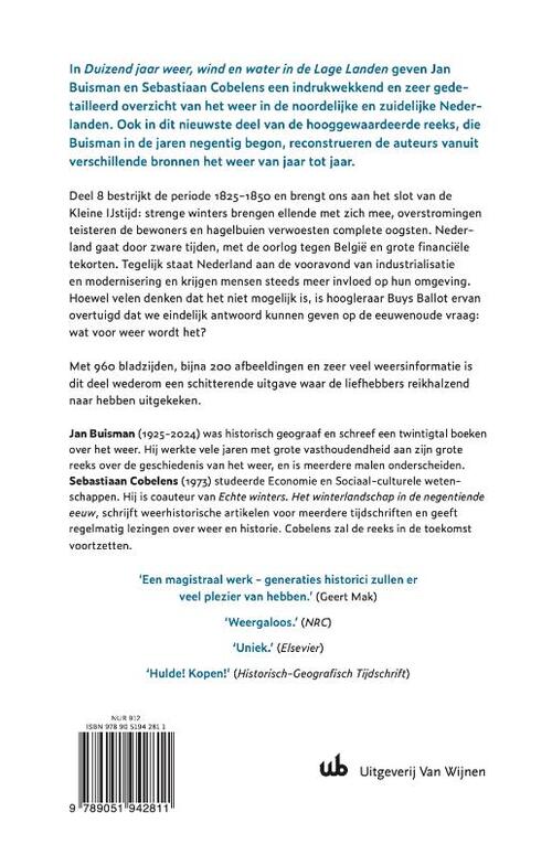 Duizend jaar weer wind en water in de Lage Landen