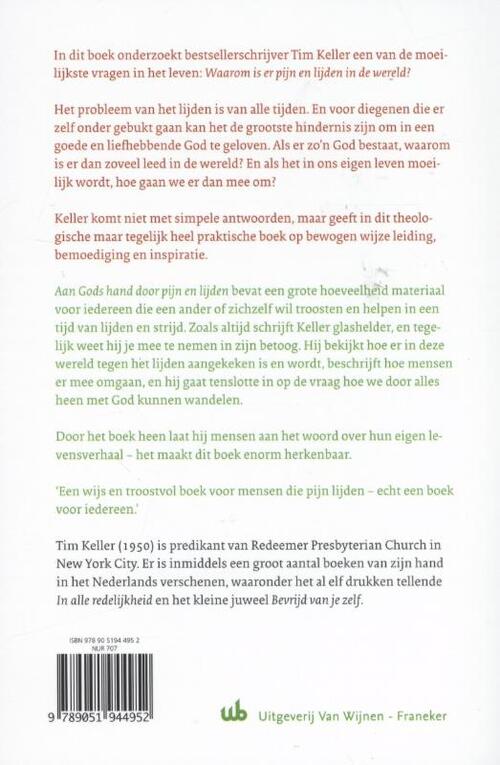 Aan gods hand door pijn en lijden