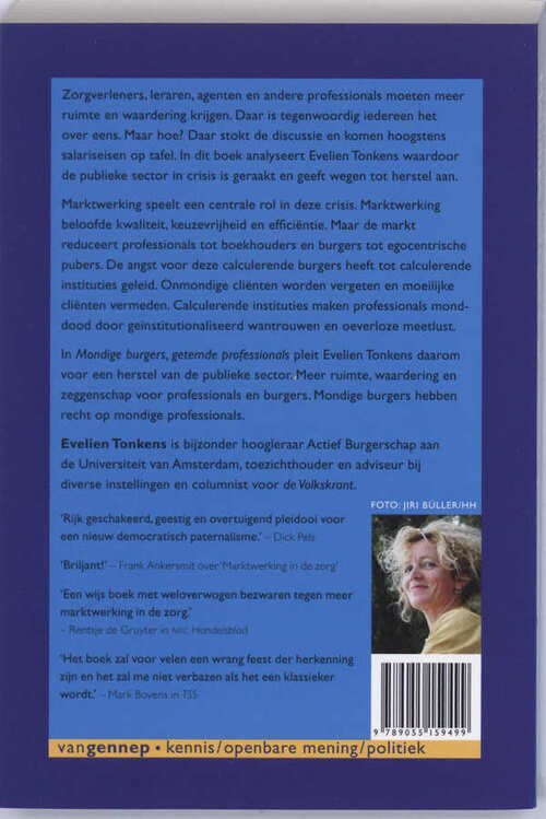 Mondige burgers Getemde professionals