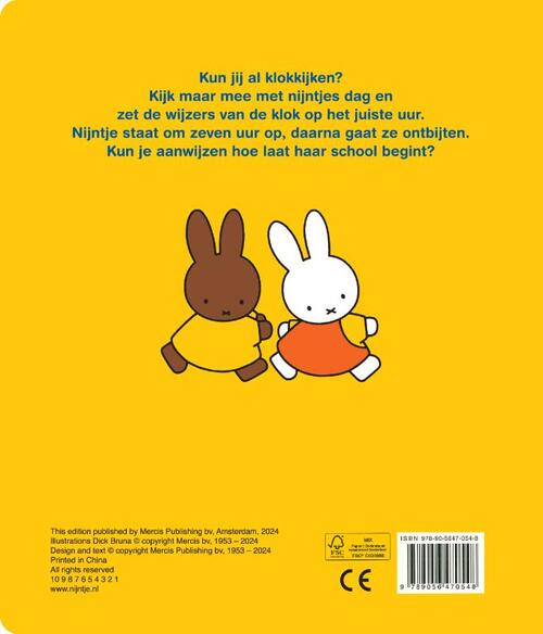 Klokkijken Met Nijntje
