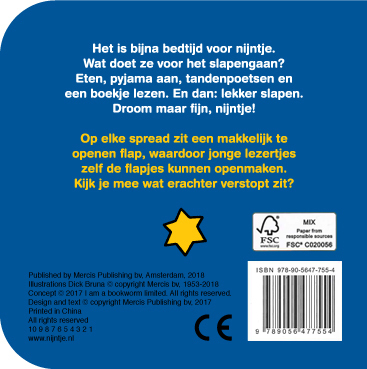 Flapjesboek - Naar Bed Met Nijntje