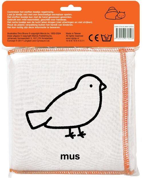 Stoffen Babyboekje, Wat Zie Je In De Tuin, Nijntje?