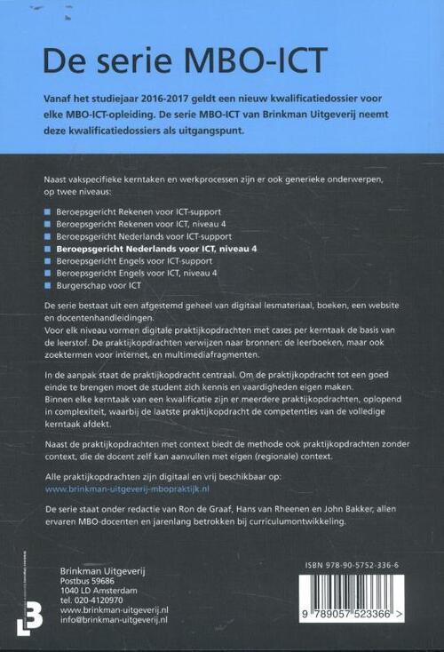 taxi Ass Gemakkelijk Beroepsgericht Nederlands voor ICT | Boek | 9789057523366 | ReadShop