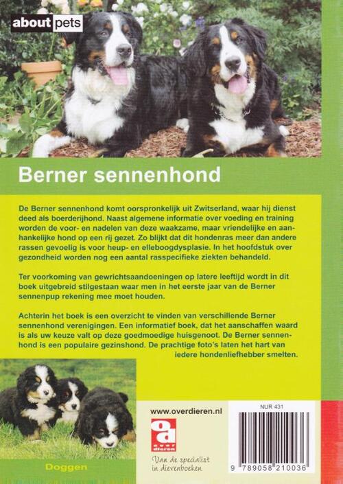 Over Dieren - Berner Sennenhond, Monserrat | Boek | 9789058210036 | ReadShop