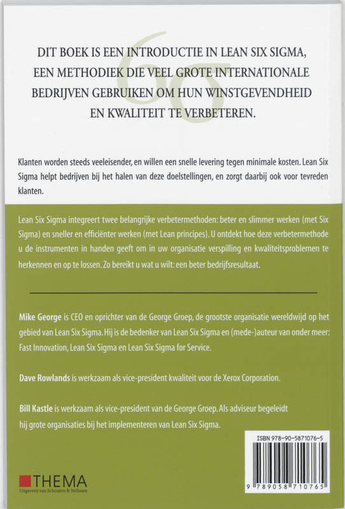 Wat is Lean Six Sigma?