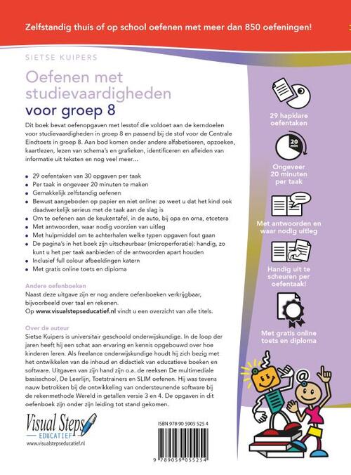 Oefenen met studievaardigheden voor groep 8