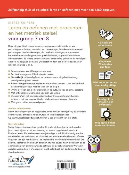 Leren en oefenen met procenten en metriek stelsel voor groep 7 en 8