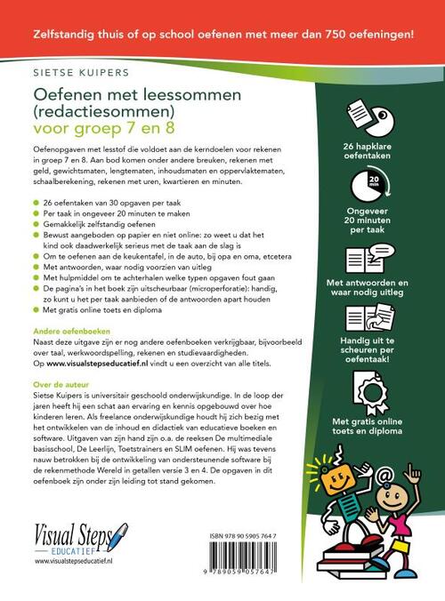 Oefenen met leessommen (redactiesommen) voor groep 7 en 8