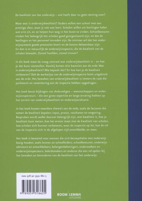 Om de kwaliteit van het onderwijs