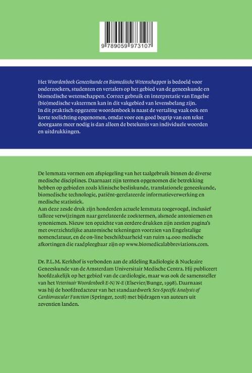 Woordenboek geneeskunde en biomedische wetenschappen, zesde en geheel herziene druk