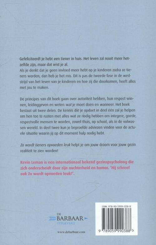 Zo wordt tieners opvoeden leuk!