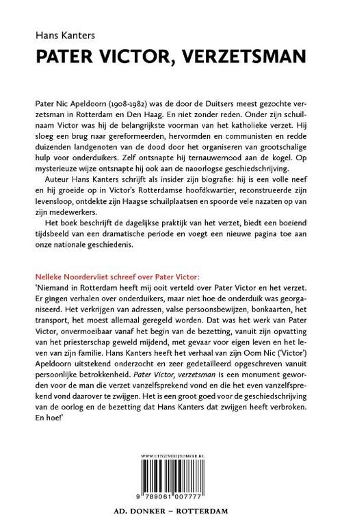 Pater Victor, verzetsman